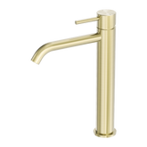 Zen Ss316L Tall Basin Nero Mixer Brushed Gold